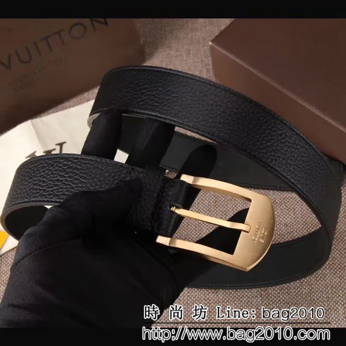 路易威登LV logo Taurillon 經典男士皮帶 LHG1639